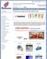 RelianceMedSupply.com Screenshot